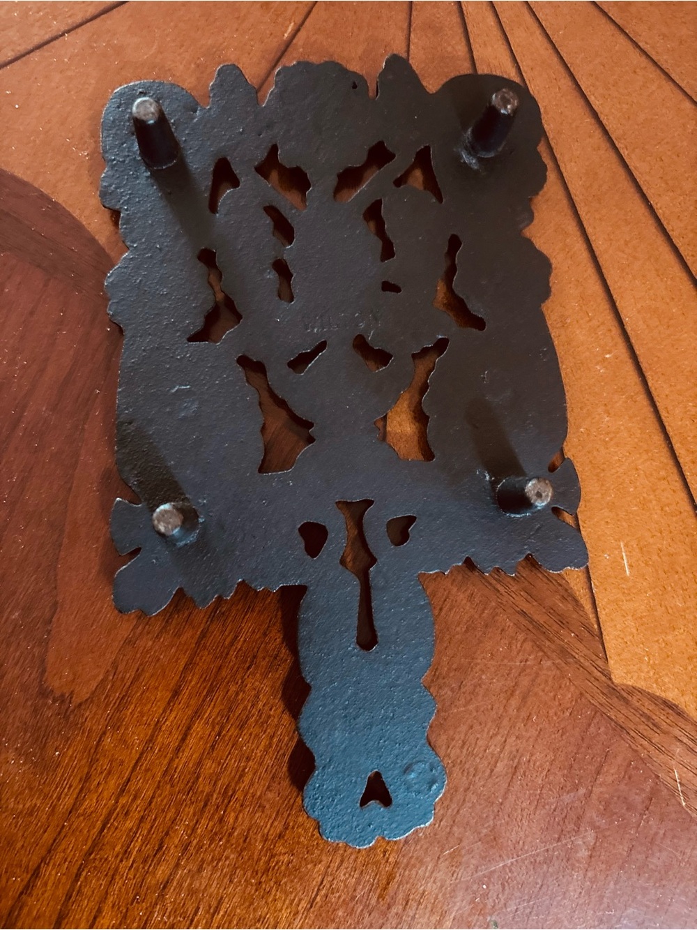 Vintage Cast Iron Trivet - Picture 2 of 2